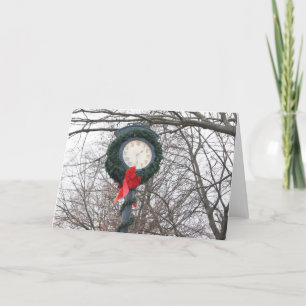 Weihnachtsstechkarte Feiertagskarte