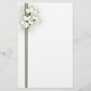 Weihnachtsstechpalmen-Briefpapier Briefpapier