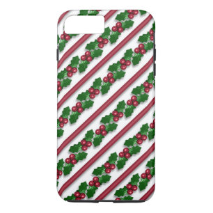 Weihnachtsstechpalmenmuster iPhone 7 starker Case-Mate iPhone Hülle