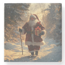Weihnachtsstein-Untersetzer