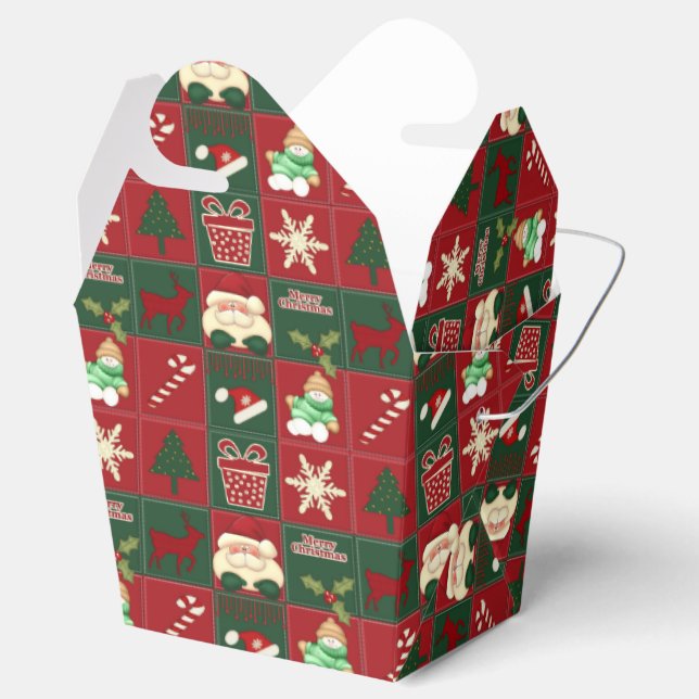 Weihnachtssteine-GASTGESCHENK-Box, ausziehen Geschenkschachtel (Geöffnet)