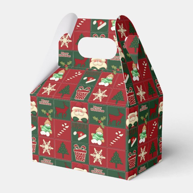 Weihnachtssteine-GASTGESCHENK-Box, Spielbox Geschenkschachtel (Vorderseite)