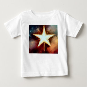 Weihnachtsstern 1 baby t-shirt