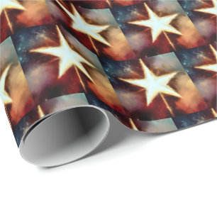 Weihnachtsstern 1 geschenkpapier