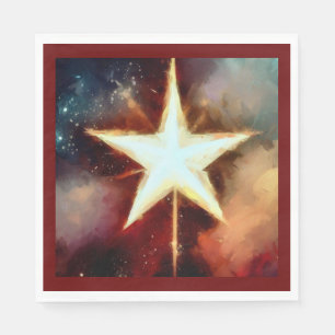 Weihnachtsstern 1 serviette