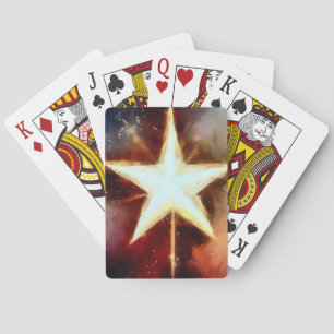 Weihnachtsstern (1) spielkarten