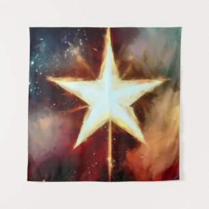 Weihnachtsstern 1 wandteppich