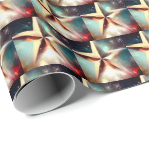 Weihnachtsstern 2 geschenkpapier