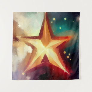 Weihnachtsstern 3 wandteppich