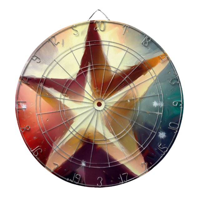 Weihnachtsstern (4) dartscheibe (vorne)