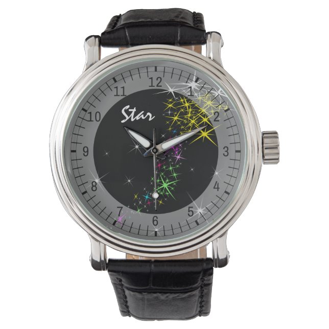 Weihnachtsstern Armbanduhr (Vorderseite)
