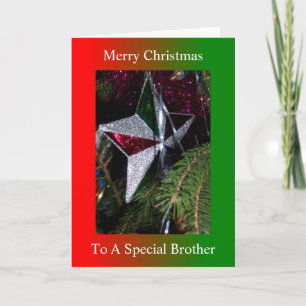 Weihnachtsstern-Design Bruder Weihnachten
