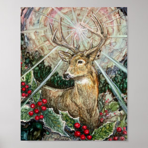 "Weihnachtsstern" drucken Poster