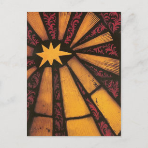 Weihnachtsstern Feiertagspostkarte