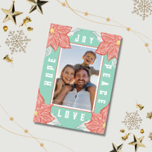 Weihnachtsstern Freude Hoffnung Frieden Liebe