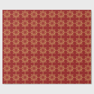 Weihnachtsstern Geschenkpapier
