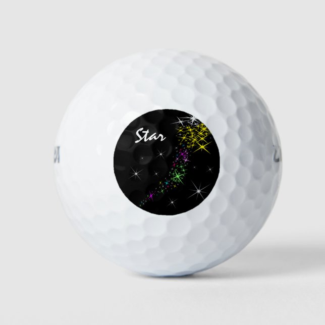 Weihnachtsstern Golfball (Vorderseite)
