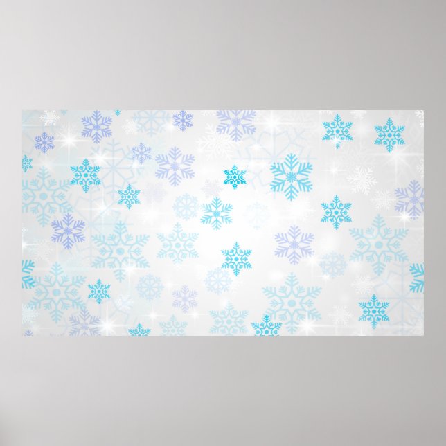 Weihnachtsstern-Hintergrund Poster (Vorne)