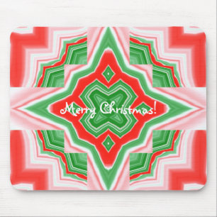 Weihnachtsstern Kaleidoskop Mousepad