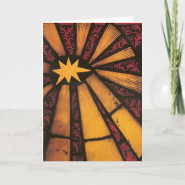 Weihnachtsstern - Karte