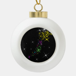 Weihnachtsstern Keramik Kugel-Ornament