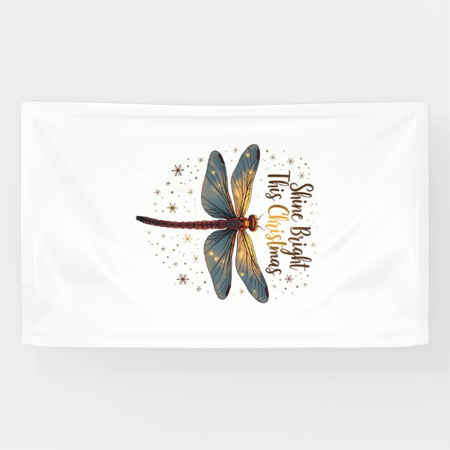 Weihnachtsstern-Libelle Banner (Horizontal)