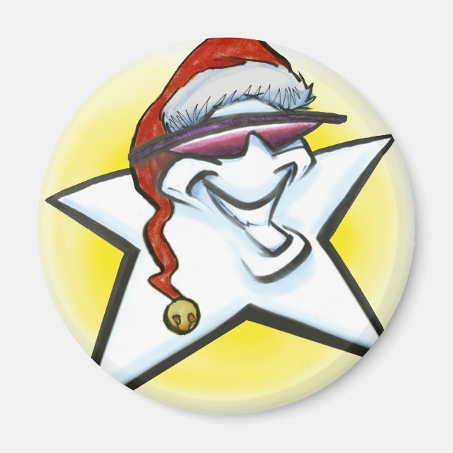 Weihnachtsstern Magnet (Vorne)