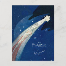 Weihnachtsstern-Postkarte Feiertagspostkarte