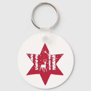Weihnachtsstern Schlüsselanhänger
