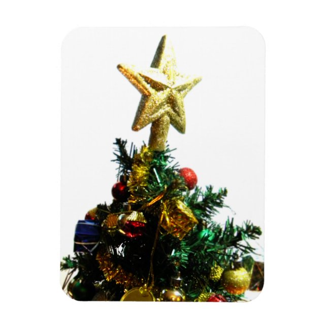 Weihnachtsstern-Spitze I Magnet (Vertikal)