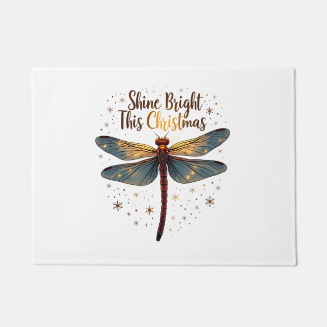 Weihnachtssterndragonfly Fußmatte (Vorderseite)