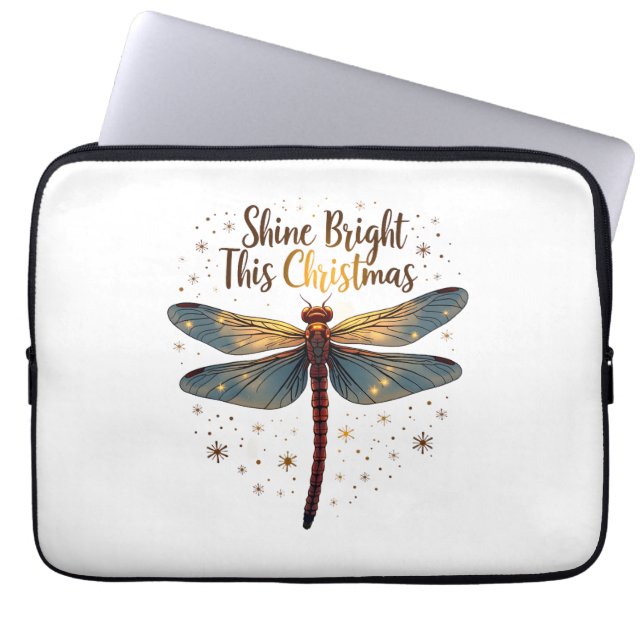 Weihnachtssterndragonfly Laptopschutzhülle (Vorderseite)