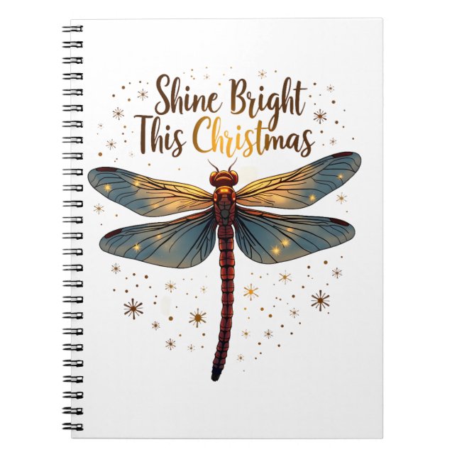 Weihnachtssterndragonfly Notizblock (Vorderseite)