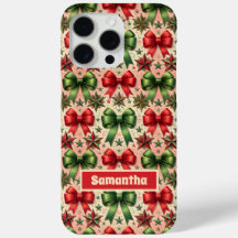 Weihnachtssterne und Bows Muster