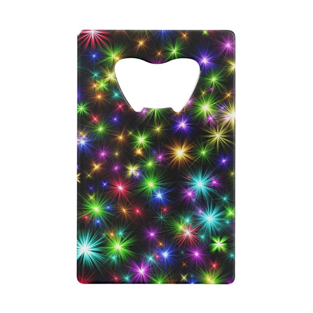 Weihnachtssternis in Multicolor - 57191 Geldbeutel Flaschenöffner (Vorderseite)