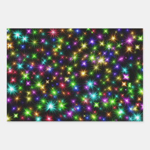 Weihnachtssternis in Multicolor - 57191 Geschenkpapier Set