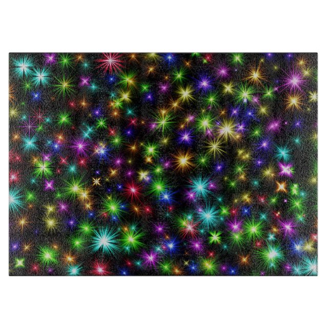 Weihnachtssternis in Multicolor - 57191 Schneidebrett (Vorderseite)