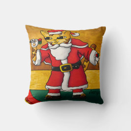 Weihnachtssternkatze Kissen