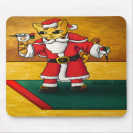 Weihnachtssternkatze Mousepad