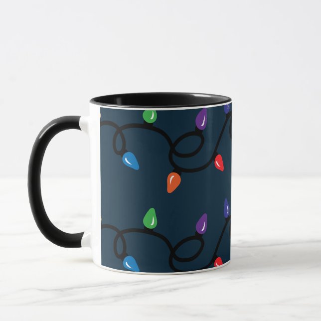 Weihnachtssternleuchten Tasse (Links)