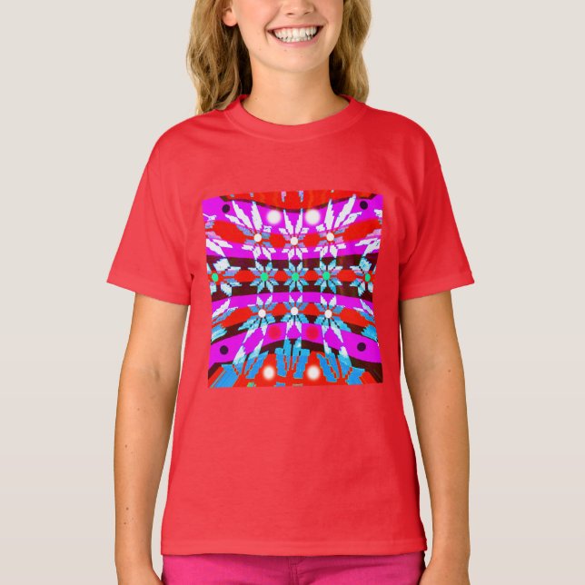 Weihnachtssternmode T-Shirt (Vorderseite)