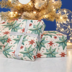 Weihnachtssternschmuck Moderne Weihnachten Geschenkpapier
