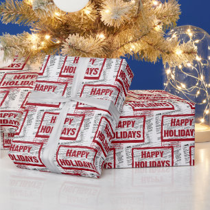 Weihnachtssteuerformulare Geschenkpapier