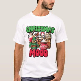Weihnachtsstimmung Feiertags-Kaffee-Liebhaber Fest T-Shirt