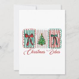 Weihnachtsstimmung Festliches Ferien-Design Einladung