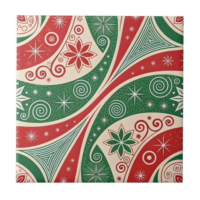 Weihnachtsstimmung Fliese (Vorderseite)
