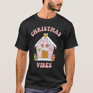 Weihnachtsstimmung Kekse Haus Lebkuchen Groovy P T-Shirt