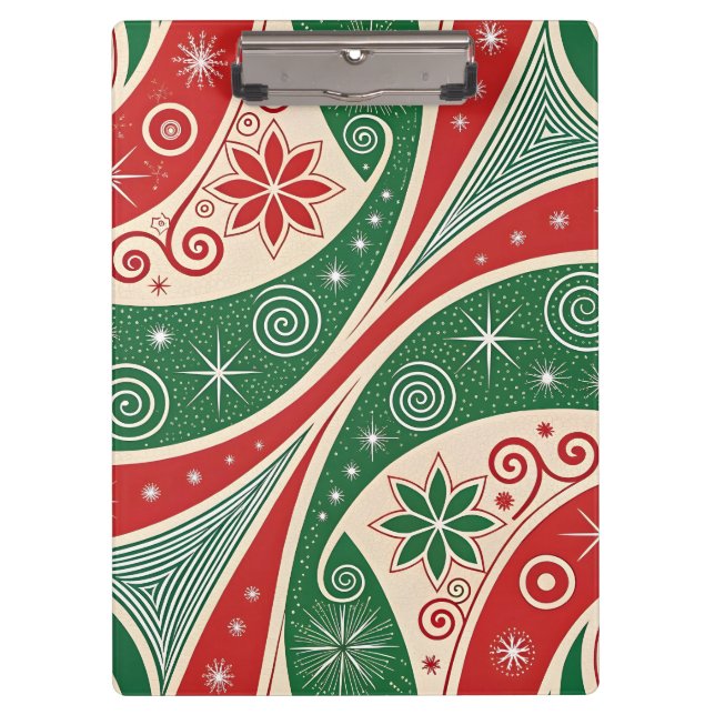 Weihnachtsstimmung Klemmbrett (Vorderseite)