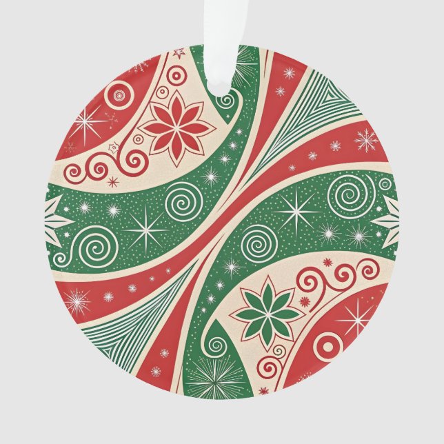 Weihnachtsstimmung Ornament (Vorderseite)