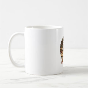 Weihnachtsstimmung Santa Claus Kranz Glocken Kaffeetasse